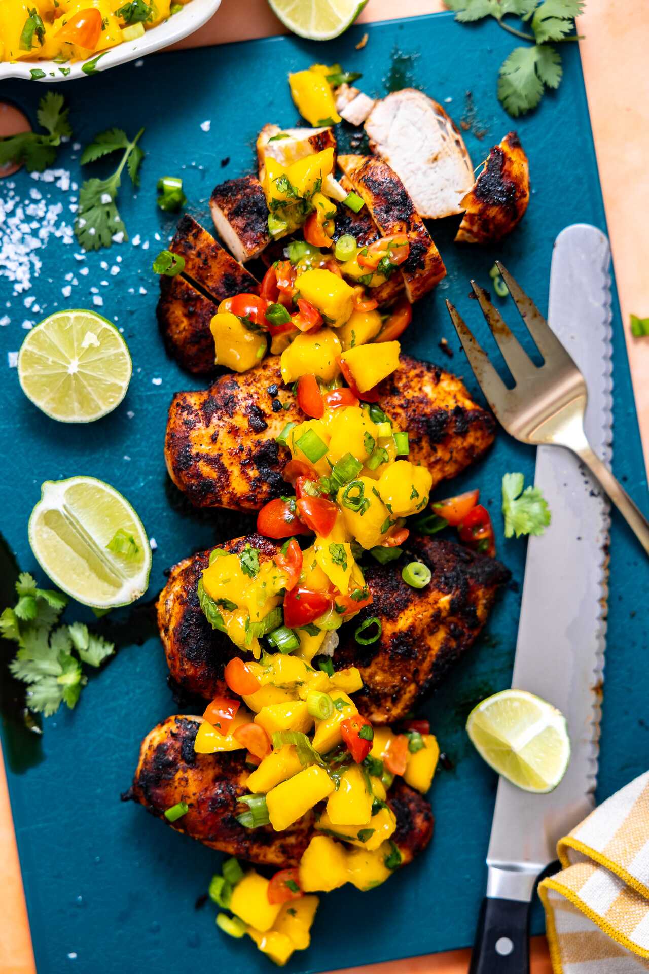 Grilled Chicken with Mango Salsa