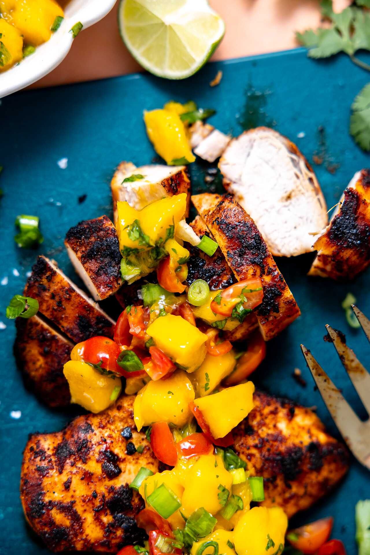 Grilled Chicken with Mango Salsa