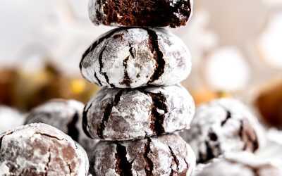 Dairy-Free Chocolate Crinkle Cookies