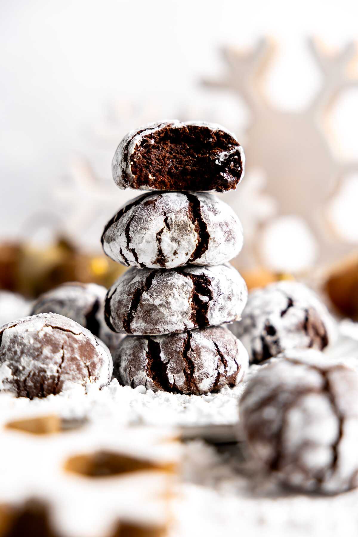 Dairy-Free Chocolate Crinkle Cookies